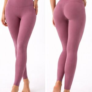 RBX High-Waist Leggings in Mauve Pink